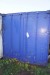 20 foot container, insulated, decorated with light and power, without content