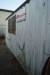 40 foot container, isolated, decorated as a workshop, with light and power, without content