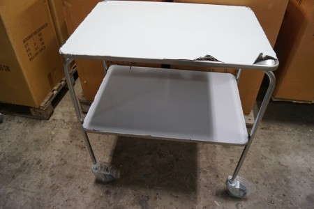 Stainless steel table H 85 cm x B 70 cm x D 50 cm 3 pcs.