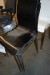 6 Stück Holzstühle schwarz und weiß
