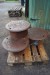 Cast iron covers for asphalt. 4 pcs, D.56 cm, to 400 mm well