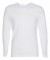 Firmatøj uden tryk ubrugt: 25 stk. T-shirt med LANGE ÆRMER, rundhalset, HVID, 100% bomuld, 5 M - 10 L - 10 XL