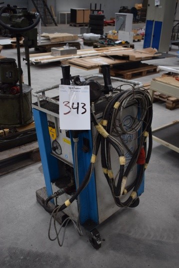 Hydraulic clamping lever with hydraulic station (HA 510).
