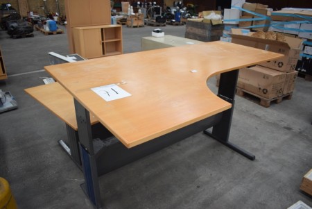 Electric lift / lowering desk. 200x120 cm