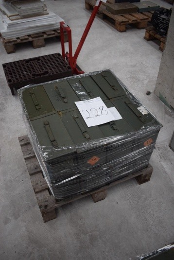 Batch of ammunition boxes 16 pcs.