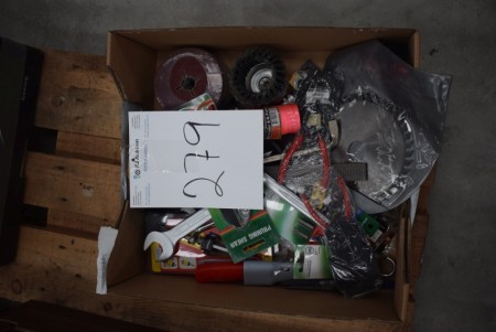 Lot of hand tools, abrasives, etc.