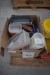 Various plastic buckets and more.