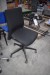 Various chairs. 4 pcs. office chairs + 3 pcs. chairs