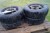 4 pcs. winter tires - steel rims. 175 / 65R14