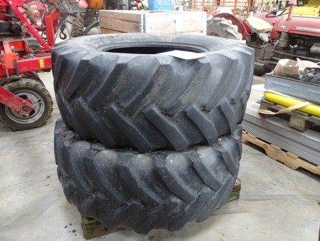 2 pcs. Good Year machine tire. 540 65 / R28