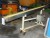Conveyor belt. Made stainless, legs are made of iron. Width of ribbon: 20 cm. Length on tape: 230 cm.