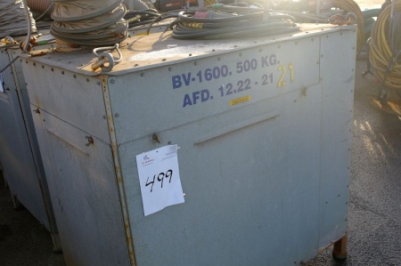 Udsugningsanlæg BV 1600 500 kg