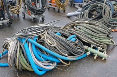 Large lot exhaust ventilation hoses and compressed air hoses