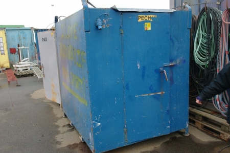 Utility Container with light and power including content