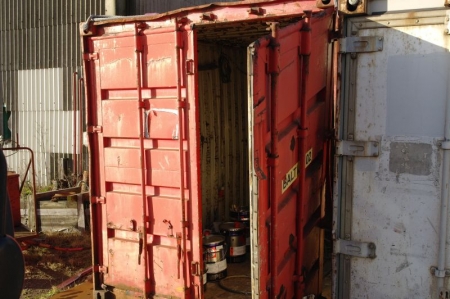 Container, 20 fod. Defekt dør