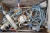 1 pallet of cable clamps + 1 pallet with wire hoists+ chain lever blocks + clean air distribution panels + 1 pallet with power cables + 6 power distribution panels + 1 pallet of compressed air hoses