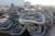 Large batch of water hoses and exhaust hoses + (5) aluminum ladders