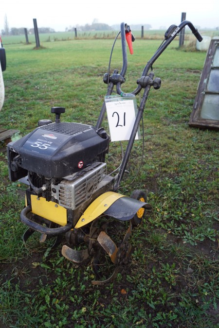 Gartenschneider mit 5,5 PS Motor B: 50 cm.