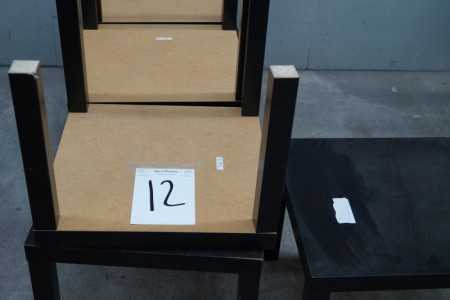 7 stk. IKEA-borde. Mærke: LACK. 55x55x45