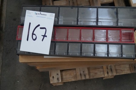 Parti sortimentskasser - 60 cm. Multibin Set. (3 kasser)