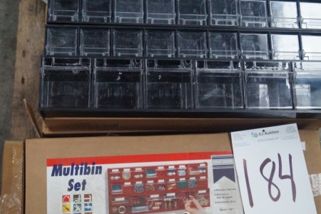 3 pieces. assortment boxes. Multibin Set