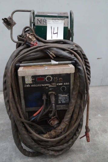 Megatronic KME 550. CO-2 welding machine. With cables. Condition: OK