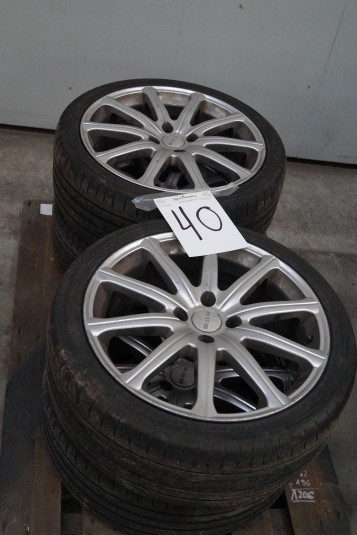 4 pcs. Peugeot tires Low profile. 225 / 40R.18. 92W
