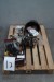 Lot of power tools, hinges, built-in water lock and more.