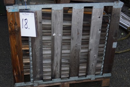 Pallet with walls for eroupalls