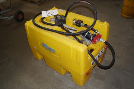 Transport tank with pump and counter L: 90 B: 60 H: 60 cm