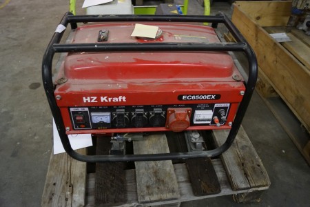 Generator mærke: HZ Kraft EC6000EX til 230V + 400V