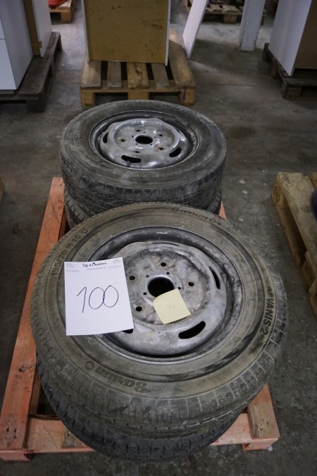 4 rims with tires