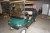 Electric car with tipping trailer labeled: EZGO MPT, with electronic charger and good batteries L: about 310 B: 125 H: 118 cm
