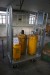 Transport cage with 3 gas bottles