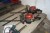 2 hedge trimmer petrol brand JONSERED + electric clamp gun not tested