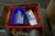 Box with welding gloves + cover material + buckets and more