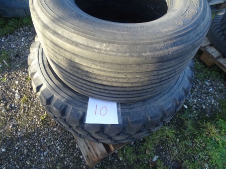 2 pcs. deck. 1 Kumho tire. 445 / 45R19.5 + Michelin tires. 395 / 85R.20