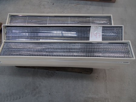 Party of air fittings. 11 pcs. 154x22,5x10 cm. Without fluorescent tubes
