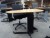 2 pcs. el raise-lowering desks. 117x90cm. Worn.