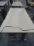El hæve-sænke skriveborde m. kontorstol. 160x80cm
