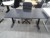 El raise-lowering tables, defective with 2 office chairs. 200x80cm.