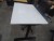 Electric rake-lowering desk with office chair. 120x80cm