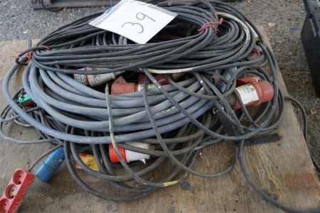 Party cables 230 volts and 380 volts