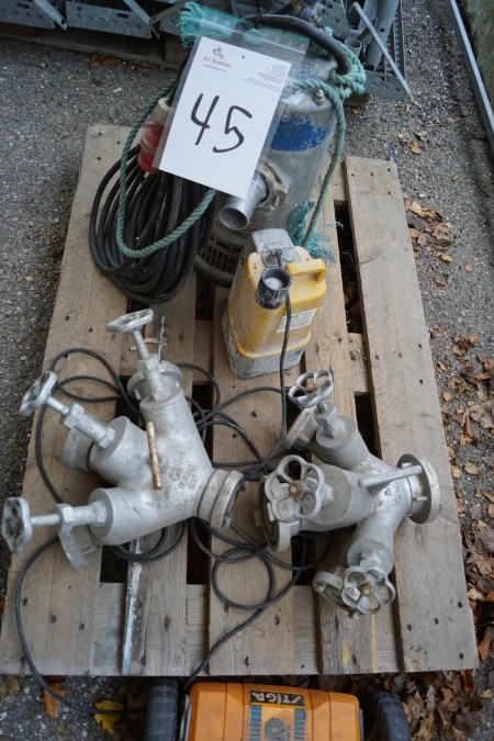 Water pump + distribution valves
