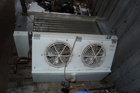 2 pcs evaporator for cold and frost width 100 cm depth 40 height 30cm