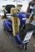 Three-wheeled electric scooter with swabs. New batteries and freshly delivered with warranty