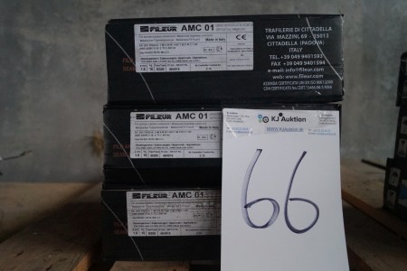 3 kasser med svejsetråd Fileur 1.6 mm 