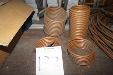 Lot of copper pipes