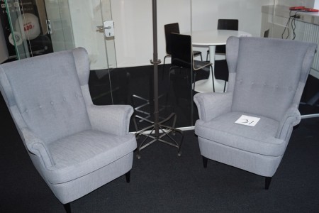 2 pcs chairs 100x80x90 + Coat stand