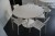 Tisch mit 6 Stühlen Ø 118 Höhe 74 cm